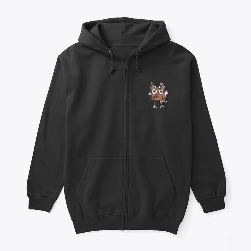 SHIFTY OWL ZIP-UP HOODIE